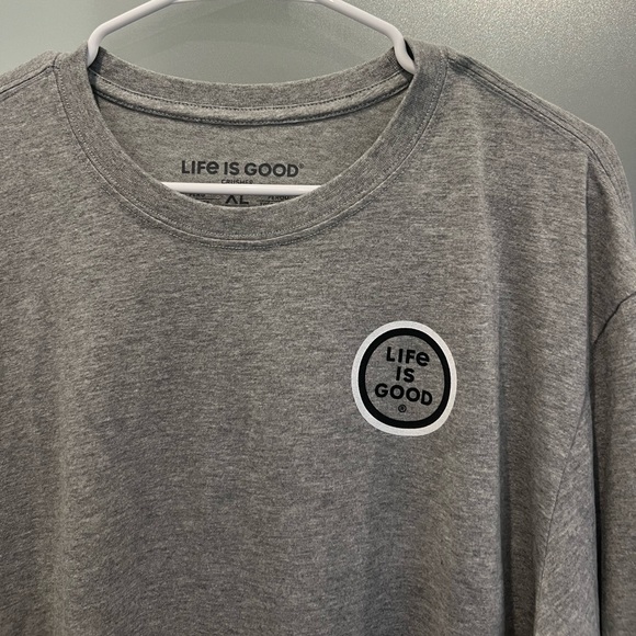 NWT long sleeve life is good crusher t-shirt - Picture 3 of 7